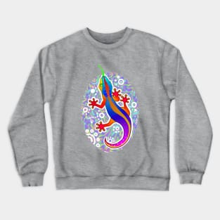 Rainbow Gecko Crewneck Sweatshirt